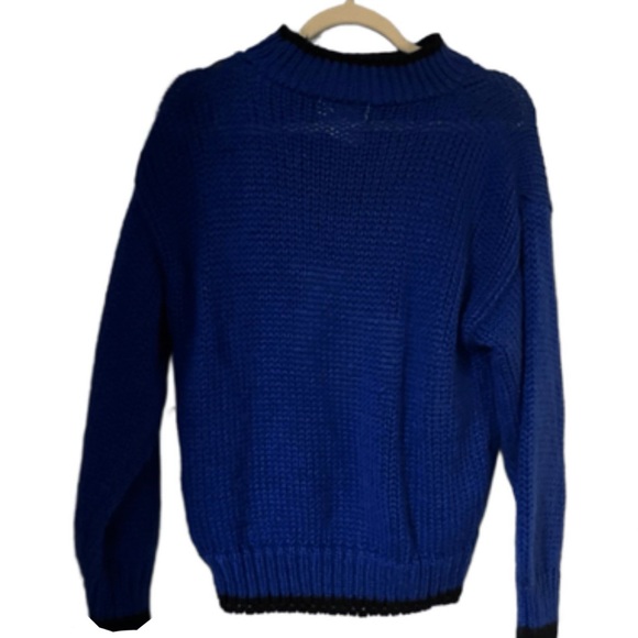 Chunky Vintage Hand Knit Sweater - Picture 2 of 5